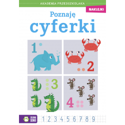 Akademia przedszkolaka. Poznaję cyferki 4-5 lat